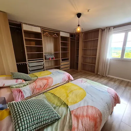 Séjour à la campagne Spacieux Contemporain Avec Terrasse Panoramique Et Piscine Chauffée - Fr-1-584-373 Favieres (Lorraine)