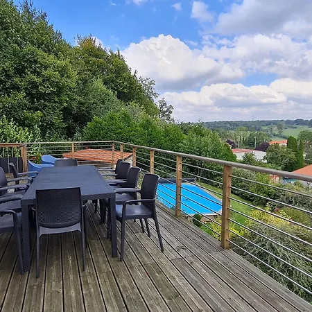 Spacieux Contemporain Avec Terrasse Panoramique Et Piscine Chauffée - Fr-1-584-373 Séjour à la campagne *